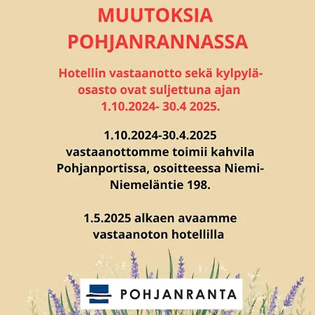 Kylpylaehotelli Pohjanranta 호텔